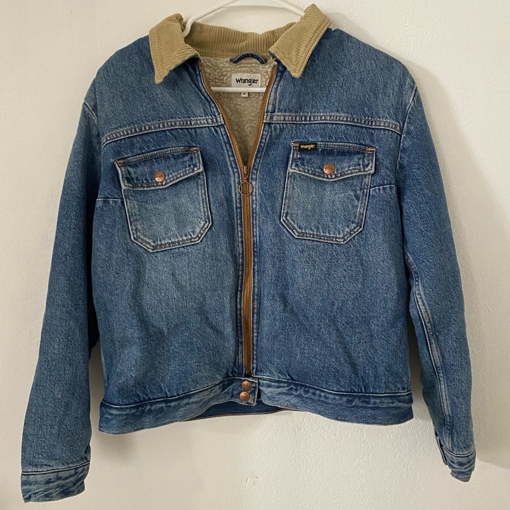Wrangler sherpa lined Jean jacket